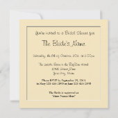 Voetafdrukken op de doucheuitnodigingen voor het s kaart (Achterkant)