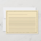 Voetafdrukken op de kaarten van het strandrecept (Achterkant)