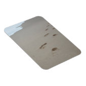 Voetafdrukken op een Mozambikaans strand Magneet (Rechterzijde)