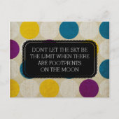 Voetafdrukken op het Briefkaart (Voorkant)