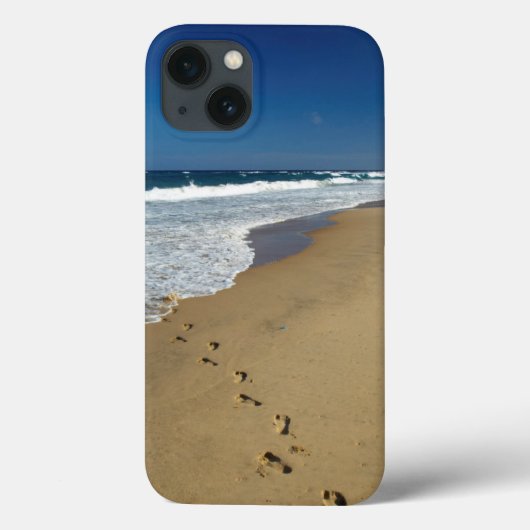 Voetafdrukken op strand, Mabibi, Thongaland Case-Mate iPhone Case (Achterkant)