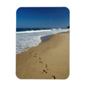Voetafdrukken op strand, Mabibi, Thongaland Magneet (Verticaal)