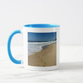 Voetafdrukken op strand, Mabibi, Thongaland Mok (Links)