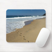 Voetafdrukken op strand, Mabibi, Thongaland Muismat (Met muis)