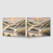 Voetafdrukken op strandduin gastenboek (Volledig)