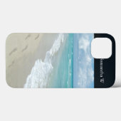 Voetafdrukken op White Sandy Beach, Schilderachtig Case-Mate iPhone Case (Achterkant (horizontaal))