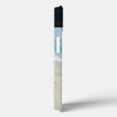 Voetafdrukken op White Sandy Beach, Schilderachtig Case-Mate iPhone Case (Achterkant / Rechts)
