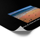 Voetafdrukken Poster (Hoek)