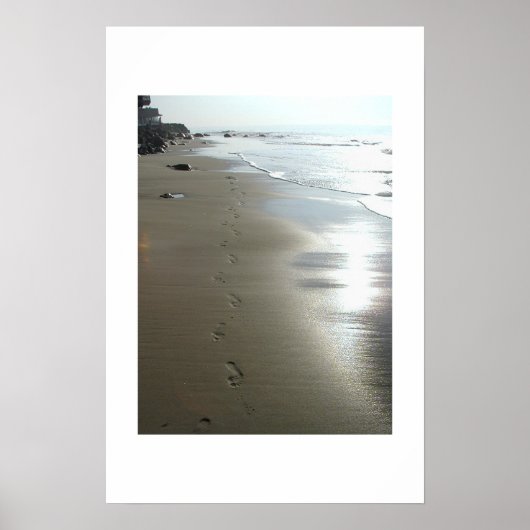 voetafdrukken poster (Voorkant)