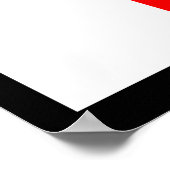 Voetafdrukken Poster (Hoek)