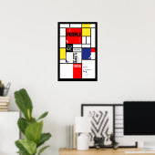 Voetafdrukken Poster (Thuiskantoor)