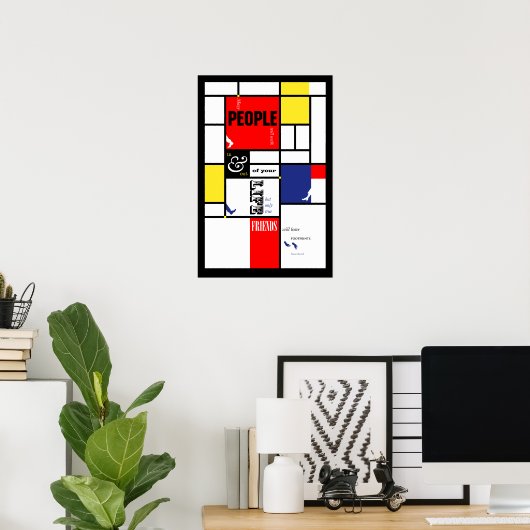 Voetafdrukken Poster (Thuiskantoor)