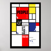 Voetafdrukken Poster (Voorkant)