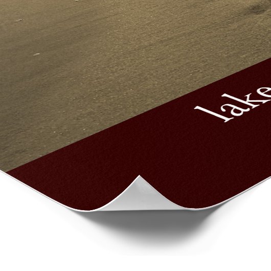 Voetafdrukken Poster (Hoek)