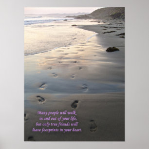 Voetafdrukken Poster