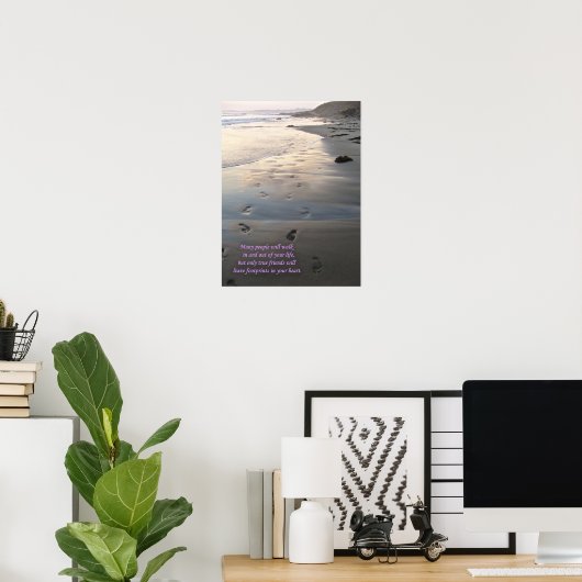 Voetafdrukken Poster (Thuiskantoor)