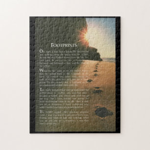 Voetafdrukken Puzzle Legpuzzel