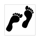 Voetafdrukken Rubberstempel (Afrduk)