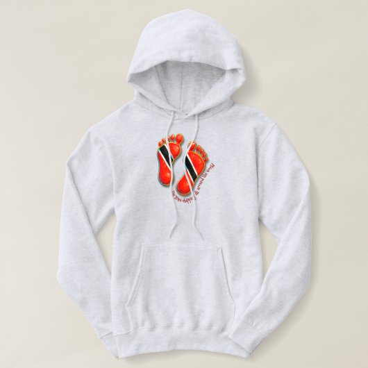 Voetafdrukken S2 Dames Hoodie - Trini (Design voorkant)