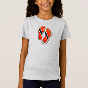 Voetafdrukken S2 Meisjes T-shirt - Trini