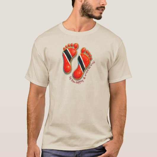 Voetafdrukken S2 T-shirt - Trini (Voorkant)