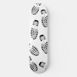 Voetafdrukken Skateboard