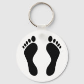 voetafdrukken sleutelhanger (Voorkant)