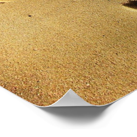 Voetafdrukken van de liefde poster (Hoek)