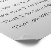 Voetafdrukken van een Poster van Soulmate (Hoek)