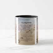 Voetafdrukken van gedicht tweetone Mok (Midden)