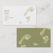 Voetafdrukken Visitekaartje (Voorkant / Achterkant)