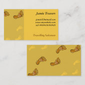 Voetafdrukken Visitekaartje (Voorkant / Achterkant)