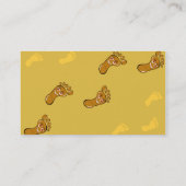 Voetafdrukken Visitekaartje (Achterkant)