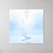 Voetafdrukken Zen Garden Journey Canvas Afdruk (Voorkant)