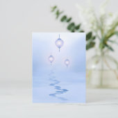 Voetafdrukken Zen Garden Journey Feestdagenkaart (Staand voorkant)