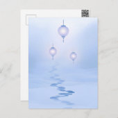 Voetafdrukken Zen Garden Journey Feestdagenkaart (Voorkant / Achterkant)