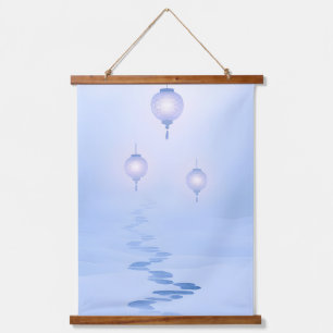 Voetafdrukken Zen Garden Journey Hangend Wandkleed