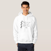 voetafdrukkleurig hoodie (Voorkant volledig)