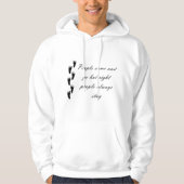 voetafdrukkleurig hoodie (Voorkant)