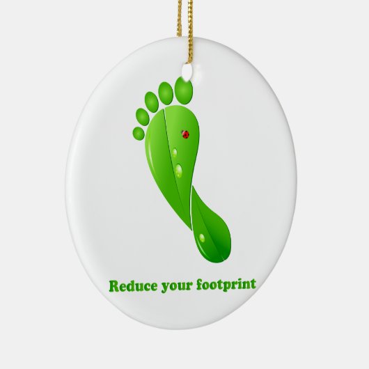 Voetafdruksieremmer Keramisch Ornament (Rechts)