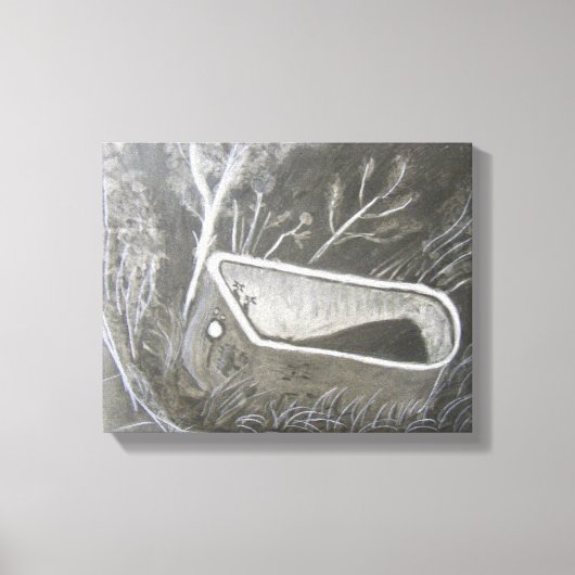Voetbad van Sky Boivin Canvas Afdruk (Voorkant)