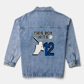 Voetbal - 12-jarige jongen - 12e verjaardag denim jacket