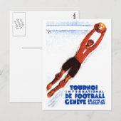 Voetbal 1930 briefkaart (Voorkant / Achterkant)