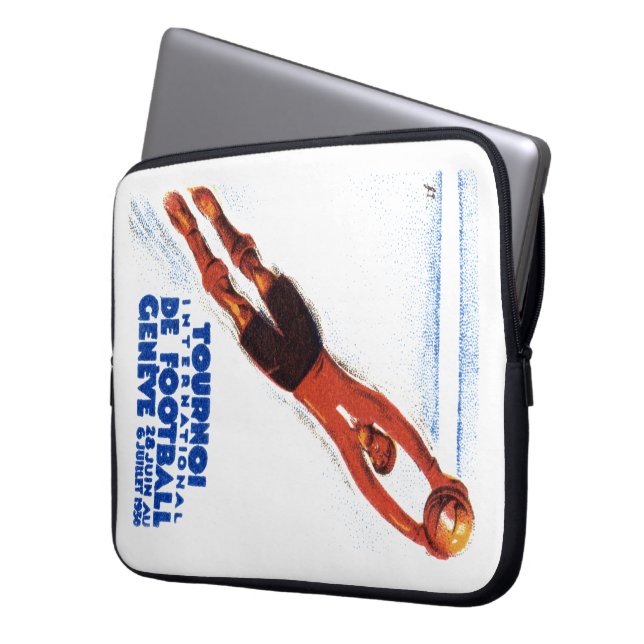 Voetbal 1930 laptop sleeve (Voorkant Links)