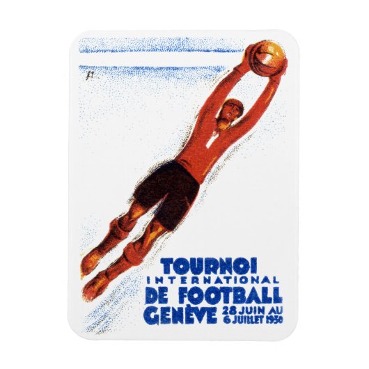 Voetbal 1930 magneet (Verticaal)