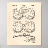Voetbal 1932 Octrooikunst - Oude poster (Voorkant)