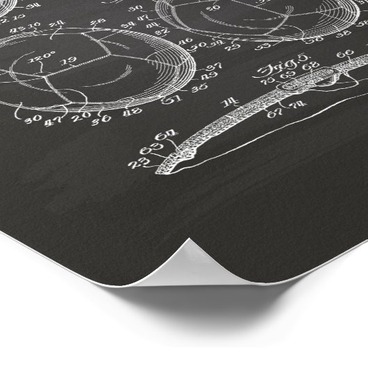 Voetbal 1932 Octrooikunst Poster (Hoek)