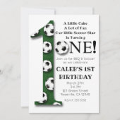 Voetbal 1 EEN 1e verpartij Kaart (Voorkant)