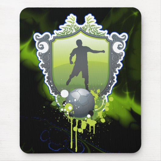 Voetbal 1 Mousepad Muismat (Voorkant)