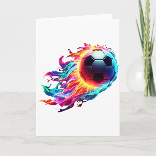 Voetbal 1 T Shirt Kaart (Voorkant)